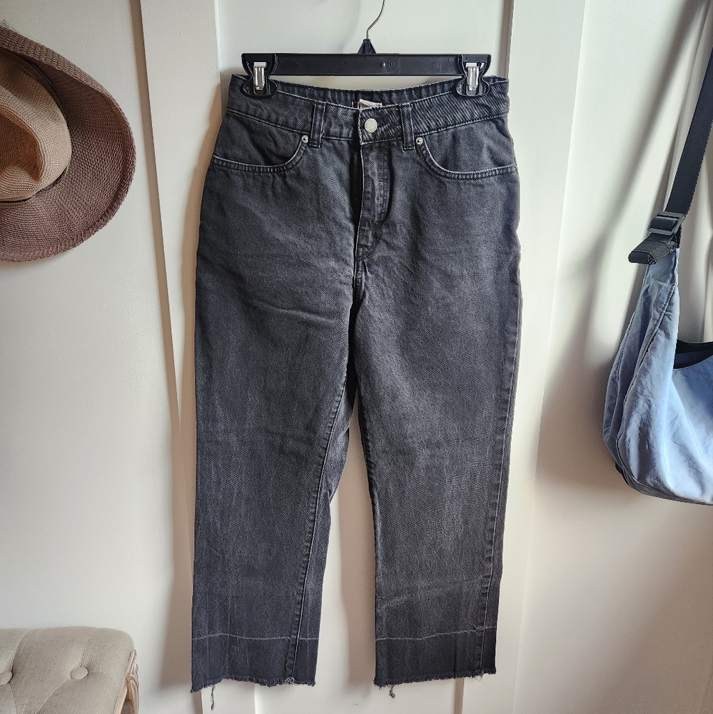 Roxy High Rise Washed Black Denim Women's Jeans